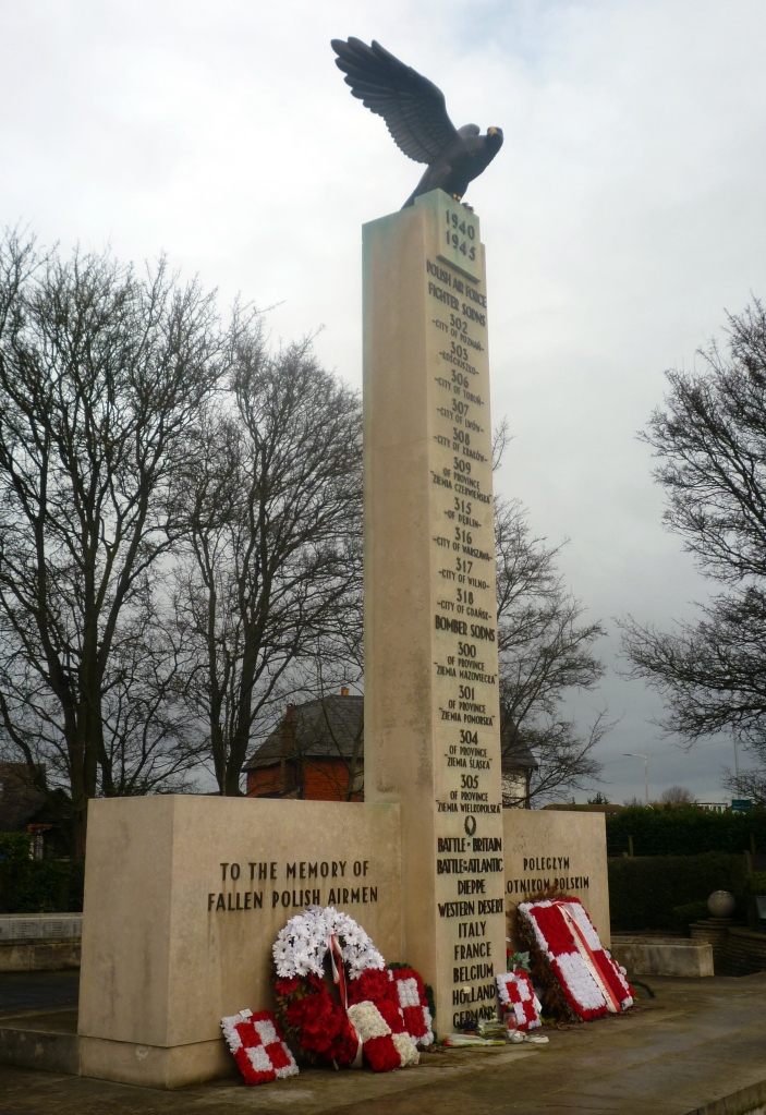 Polish Air Force Memorial, at the A40 junction with West End Road